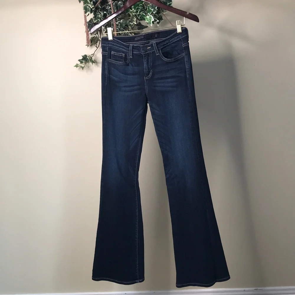 Mid Rise Flare Jeans - Picture 2 of 9